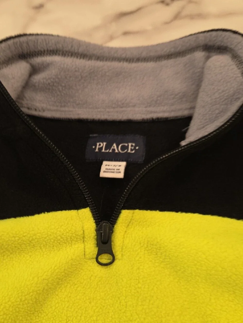 LOT of 4 Children's Place Quarter-Zip Fleece Sweaters, 7/8